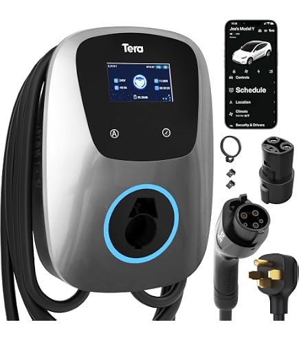 Amazon.com: Tera Electric Vehicle Charger for Tesla: J1772 Level 2