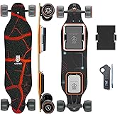 Uditer S3/Pixel/Mini Electric Skateboard - Swappable Battery &amp; 105mm Wheels | 24/12 Miles Range, 105*65mm Cloud Wheels, Dual 600W Hub-Motors with remote, 330lb Max Load, IP55 Waterproof, UL-Certified