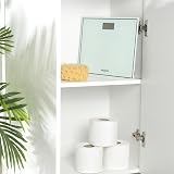 Salter Compact Digital Bathroom Scale 150kg LCD Step On Slim Glass Platform view 5