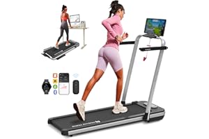 Mobvoi Home Treadmill Walking Pad/SE/Plus 3 in 1 Folding Treadmill Walking Pad 2.5 HP Compact Running Walking Machine with Remote Control for Home Office 265 LBS 7.6 MPH