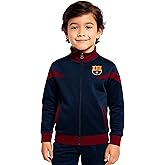 Icon Sports Officially Licensed FC Barcelona Soccer Track Jacket - Unisex Kids