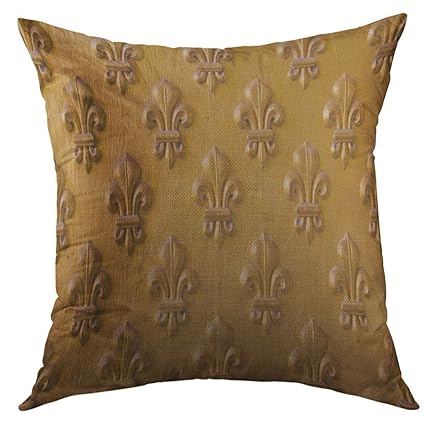 Amazoncom Mugod Decorative Throw Pillow Cover Lis Fleur De