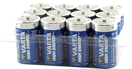 Box Cardiocell ® inkl. High Energy Alkaline D/Mono / LR20 / MN1300 1,5 Volt Batterien, hohe Qualität, u.a. für Telefon, Spiel