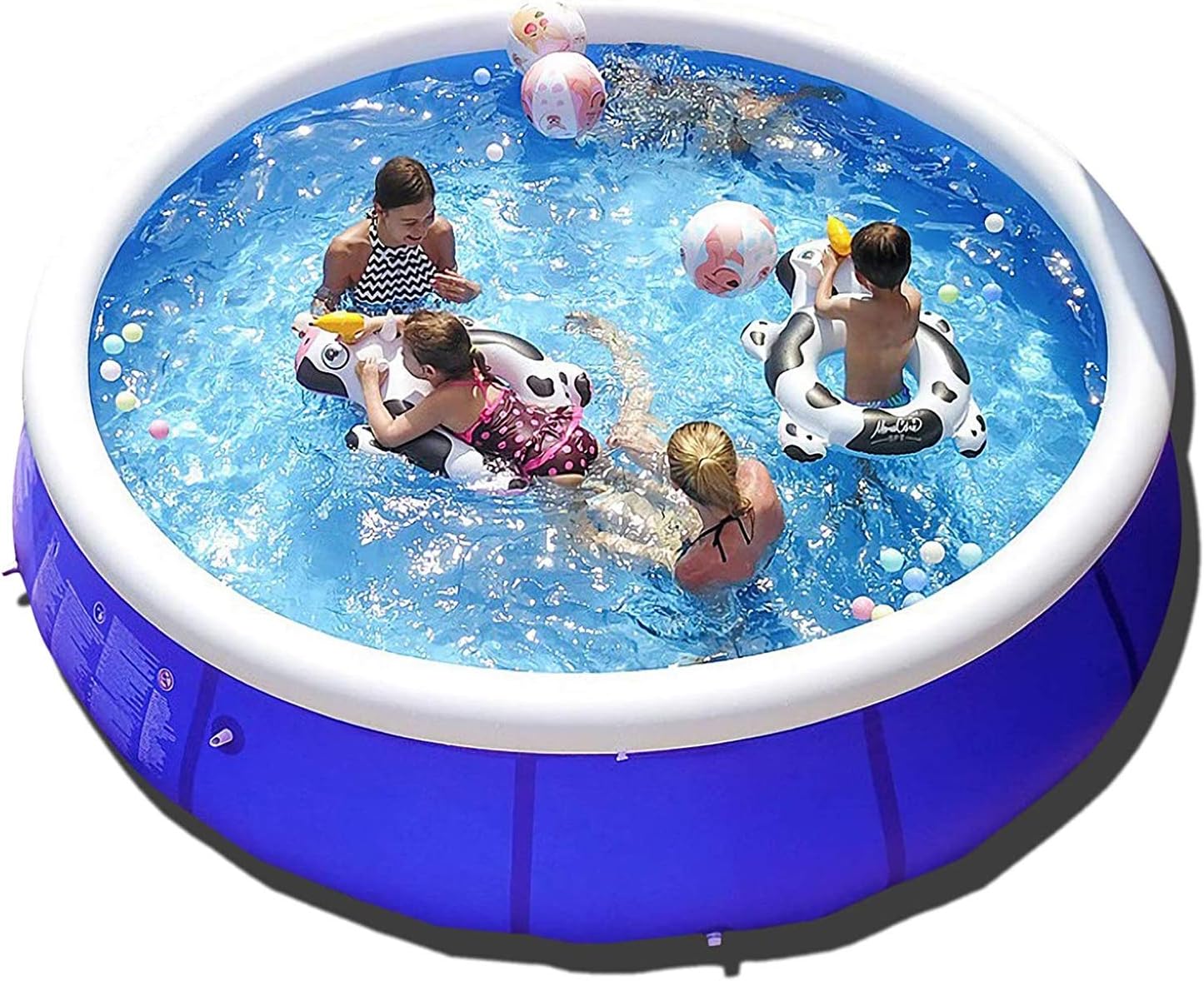 Inflatable Swimming Pool,Portable Blow Up Swimming Pools Round Thick