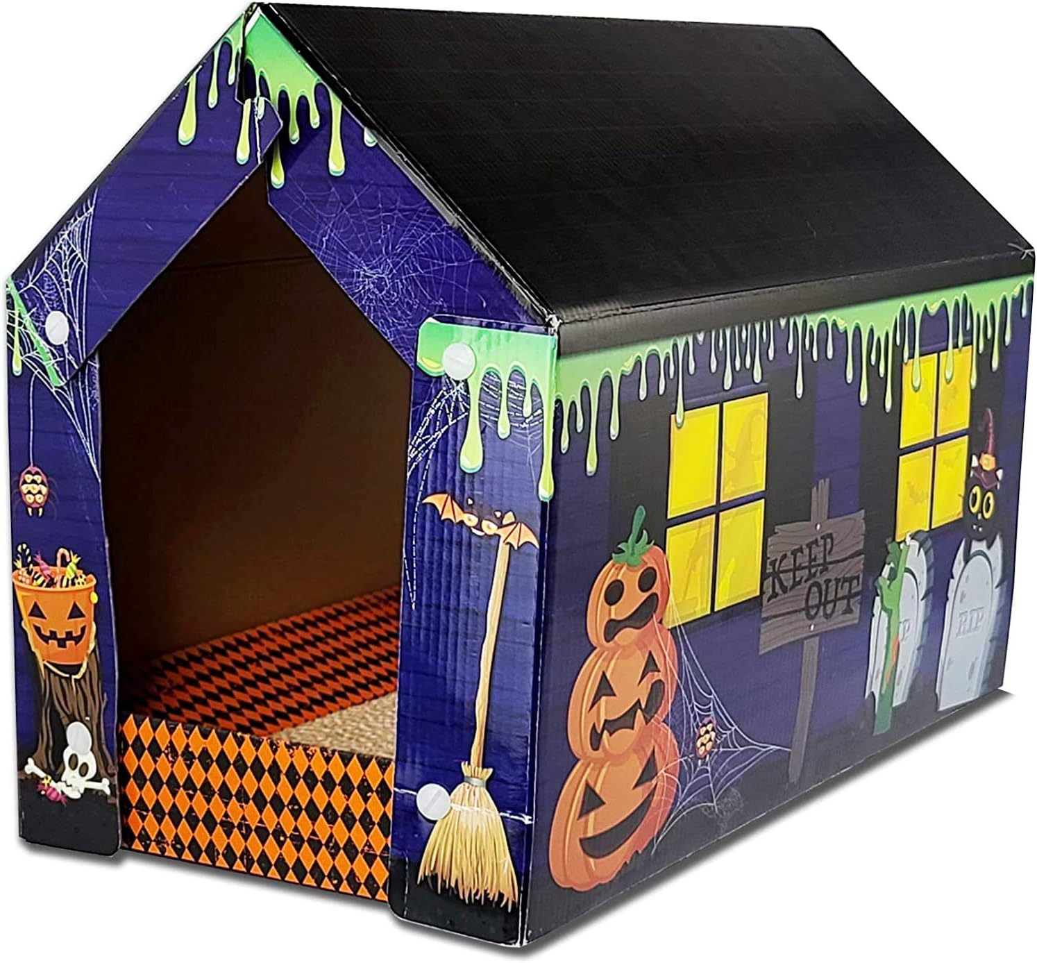 halloween cat house