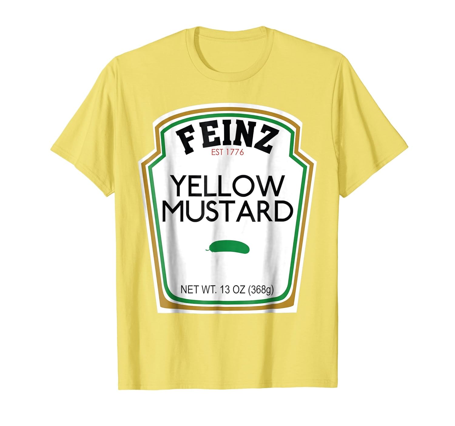 Mustard Matching Best Friend Halloween Costume T-Shirt-Rose