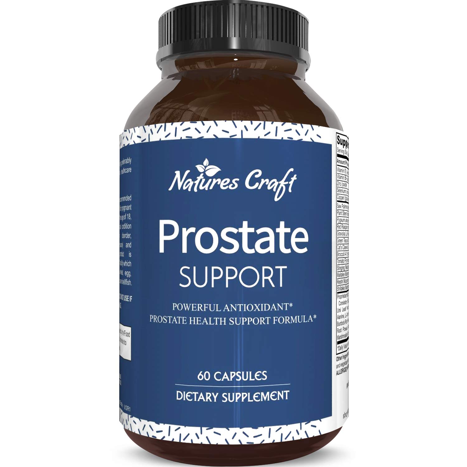 All Natural Prostate Support Health Supplement Pure Extract Pills Best