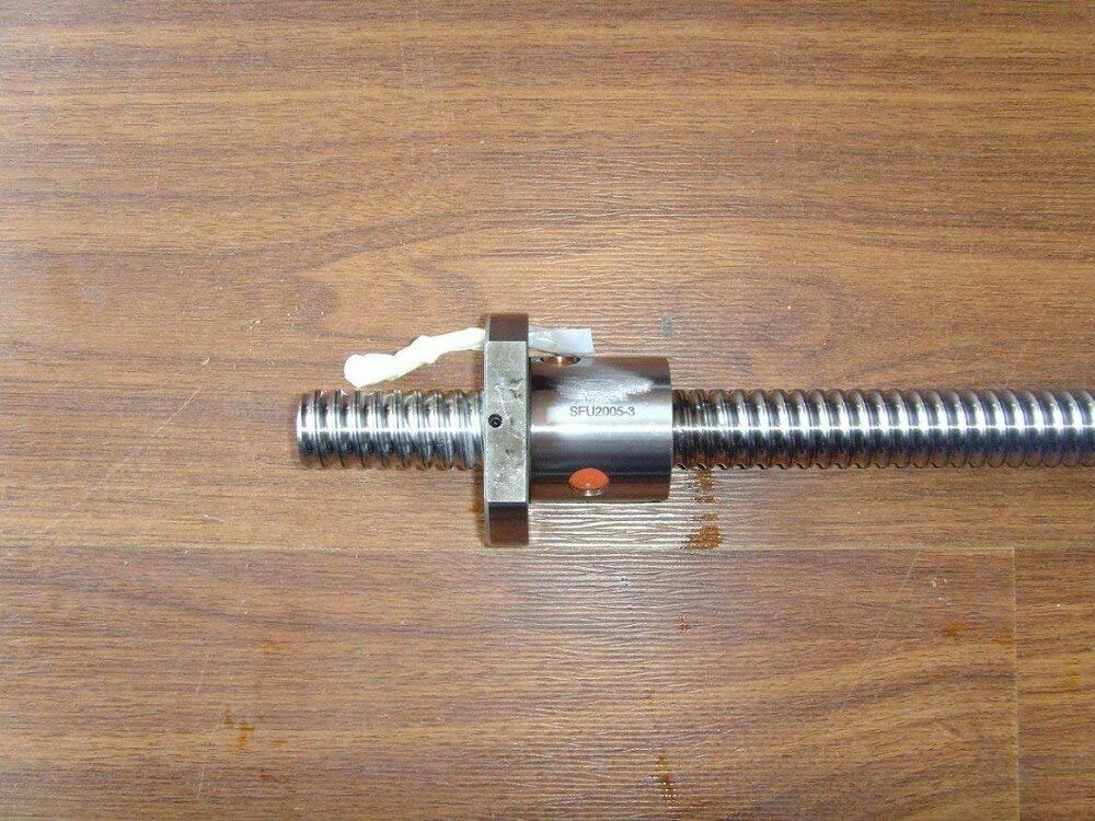 Linear Rails 1 Set SFU2005 Ball Screw 600mm Length Screw Shaft with One