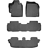 MAXLINER Floor Mats 3 Row Liner Set for 2008-2013 Toyota Highlander