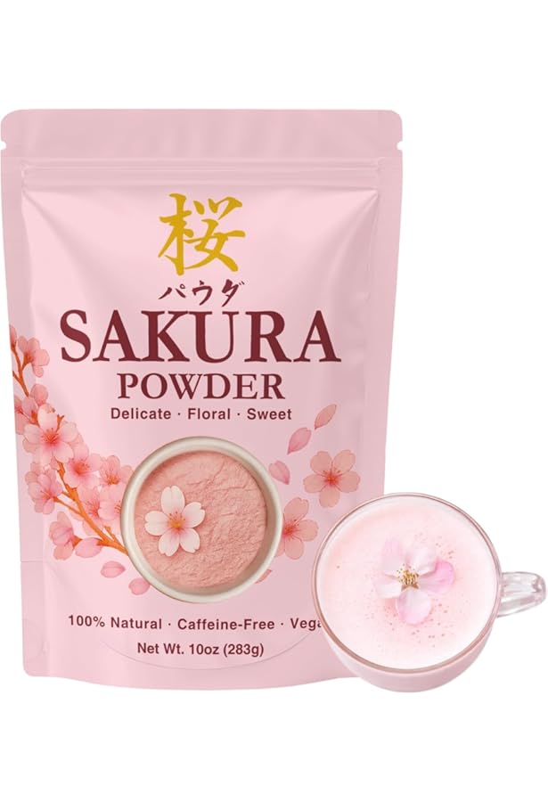 Amazon.com: orgnisulmte Sakura Powder 100% Japanese Cherry Blossom