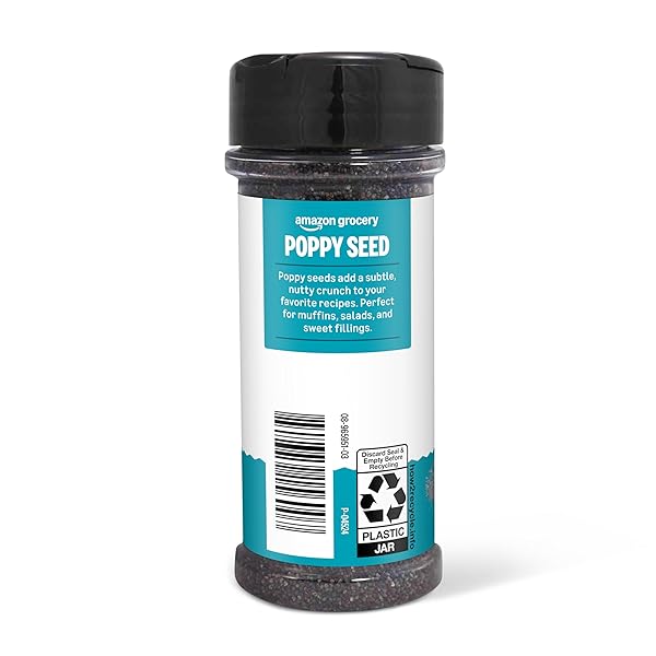 AMAZON GROCERY, POPPY SEED, 3.5 OZ (PREVIOUSLY HAPPY BELLY, PACKAGING MAY VARY)