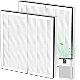 AP2410 Replacement Filter Compatible with DBFIT AP2410 Air Purifi-er, HEPA Air Filter and Activated Carbon Filter for Dust Pets Pollen Smoke, 2 Pack(White)