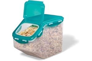 Starfrit LocknLock Plastic Pantry Container - 169oz/5L - Airtight - 4-Sided Locking Flip-Top Lid