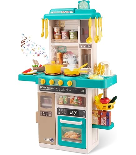 Cocina Niños Libara Juego De Accesorios De Juguete, Juguete De