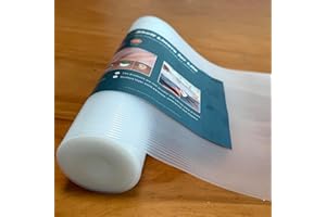 Non Adhesive Drawers Shelf Liner, 12 Inch x 240 Inch Non-Slip Cabinet Liner, Washable Oil-Proof for Kitchen Cabinet, Shelves,