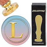 CRASPIRE Initial Alphabets L Wax Seal Stamps Letter