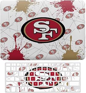 G-III Sports San Francisco 49Ers New 2020 MacBook air 13 Case Laptop Hard Case and Keyboard Film Applicable to A1466/A1369/A1706/A1989/A2159