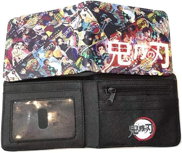 Amazon 鬼滅の刃 財布 二つ折り かわいい ボックス型 小銭入れ ウォレット萌えグッズ がま口 カード収納大容量 竈門禰豆子 炭治郎 我妻善逸 嘴平伊之助 メンズ レディース Jintoong メンズバッグ 財布