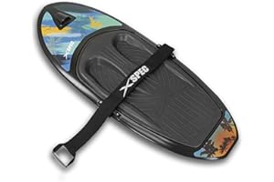 Xspec Kneeboard with Hook Strap for Knee Surfing Boating Waterboarding Kneeling with Padded Foam Surface for Kids, Teens & Adults