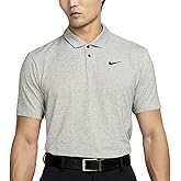 Nike Men's Dri-FIT Tour Golf Polo Heather Grey | Black 2X-Large