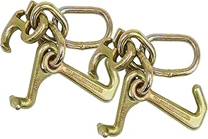 Mytee Products (2 Pack RTJ Cluster Hook Heavy Duty Wrecker Hauler Tow Towing Truck Chain Pair R T J