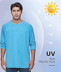 Mens 50+ UPF Long Sleeve Shirt, Sun Protection