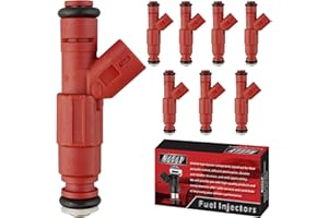 MACAX Set of 8 Fuel Injectors 0280155934 Replacement Compatible with Dodge Ram 1500 2500 3500 Van Pickup Dakota Durango 3.9L 5.2L 5.9L V6 V8 - Replaces RL031740AA 53031740AA FJ437 0280155934
