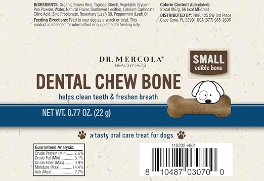 dr mercola dental chew bones