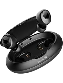 Upgraded Bluetooth 5.0 Wireless Earbuds, ENACFIRE E19 True Wireless Bluetooth Earbuds 15H Playtime Deep Bass HiFi 3D Stereo Sound, Built-in Mic Bluetooth Earbuds Portable Charging Case