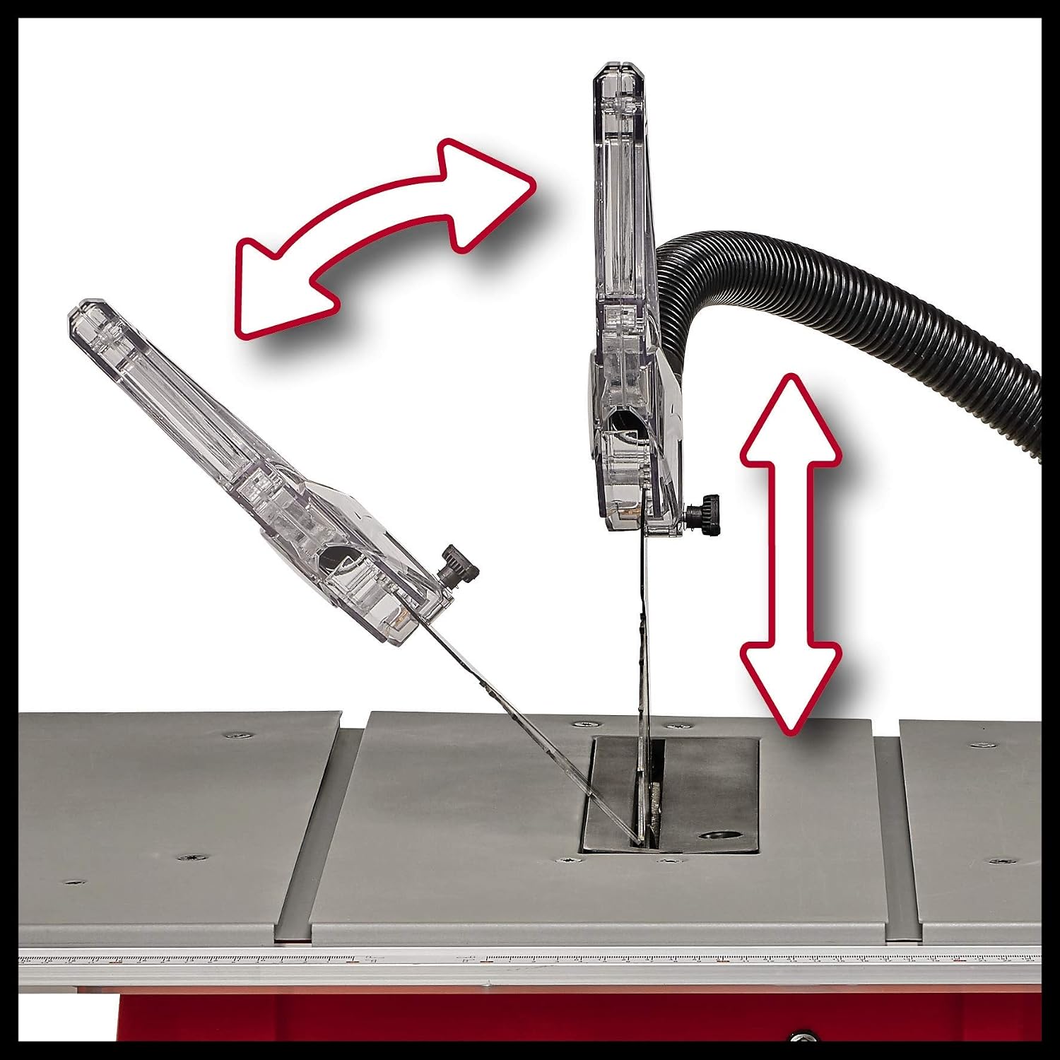 Einhell Table Saw with Stand 2000W, Saw Blade with Height/Angle Adjustment Facility, Parallel Stop, Angle Stop +/- 60° - Image 5