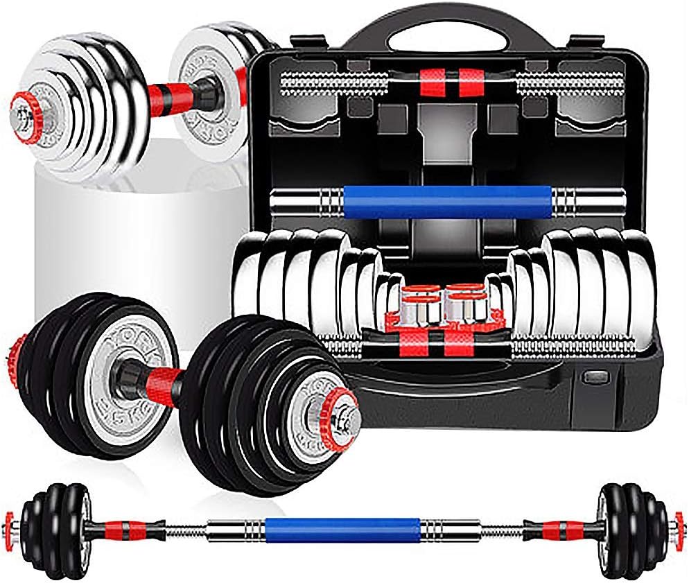 amazonbasics adjustable barbell set