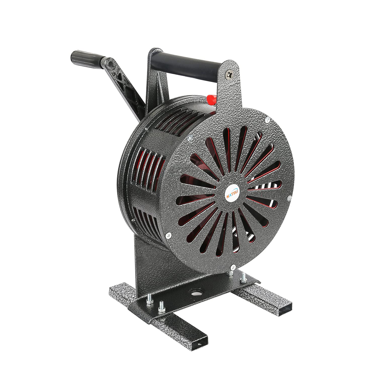KATSU Tools Manual Operated Air Raid Siren Horn Fire Emergency Safety Alarm 120DB 9kg Aluminium Alloy Housing - 990636