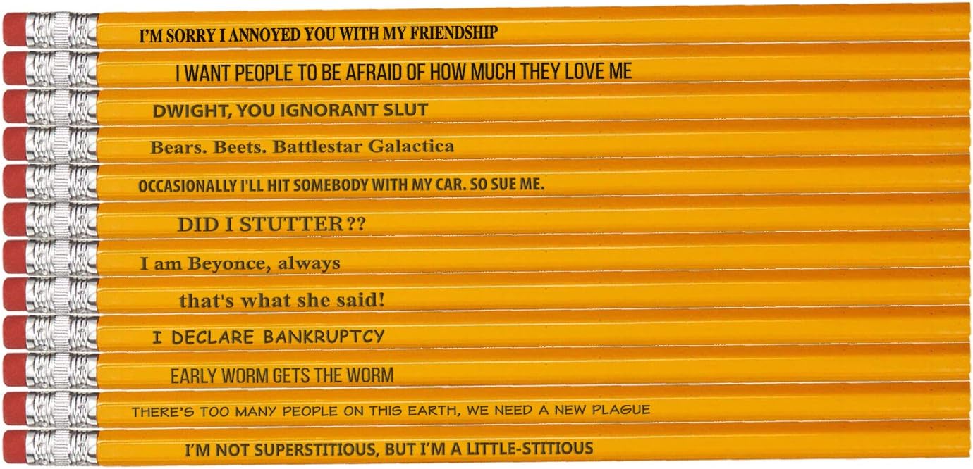 Office Pencils: 12 'The Office' TV Parody