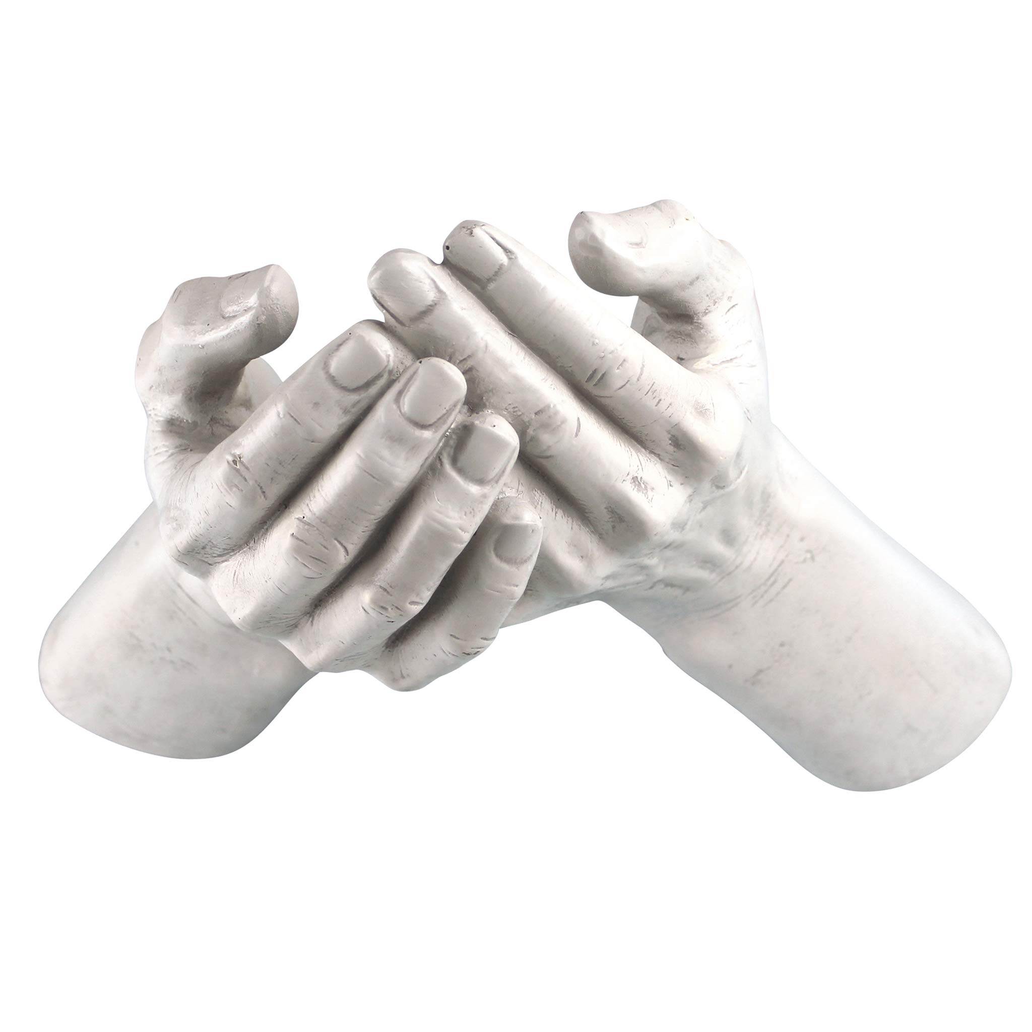 Design Toscano The Offering Hands Wall Sculpture, 28 cm, Polyresin, Antique Stone