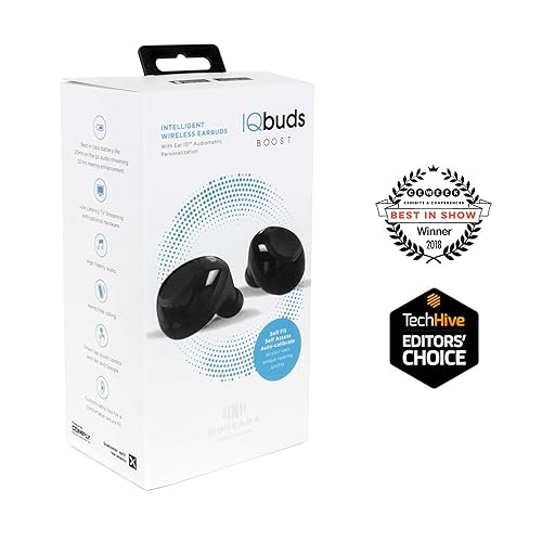 Nuheara IQbuds Boost Intelligent Wireless Earbuds Hearing