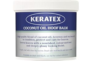 Keratex Coconut Oil Hoof Balm, 400g, Clear (Model: KCOHB CL)