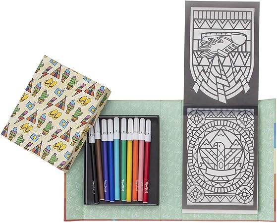 Amazon タイガートライブ ぬりえセット ステンドグラス 男の子 ぬりえ おもちゃ