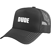 Dude Trucker Hat with Adjustable Mesh Back