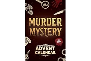 Murder Mystery Advent Calendar: A fun Game Book for Adults with Mysteries to solve alone or with family