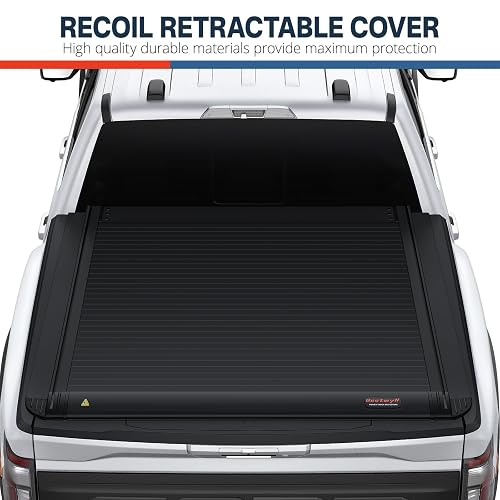 Electric Retractable Hard Tonneau Cover For 2015-2025 Ford F-150 5.5ft Bed - Waterproof, App Controlled & Rack Ready