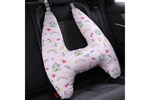 NENYLEI Swift Care Travel Pillow, Ziyatrends Swiftcare™ Travel Pillow Cute Kid and Adult Car Sleeping Neck Head Support H-Shape Travel Pillow, Travel Pillow Cushion for Car, Headrest Pillow (Style H)