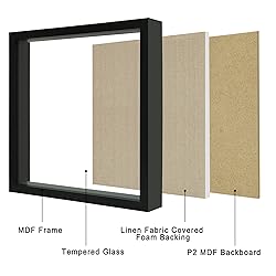 CCDCC 11x11 Shadow Box Display Case with Tempered