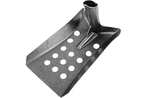 Toyvian Metal Drain Sifting Shovel: 9.44 Inch Multi-Use Metal Sifting Shovel, Heavy Duty Mud Scoop for Sewer Drain and Ditch 