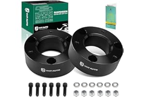 YHTAUTO 3 inch Front Leveling Lift Kit w/Hardware Kit Fits 2007-2019 Chevy & GMC Models, Silverado Sierra 1500, Tahoe, Yukon, RWD/4WD, Set of 2 Front Strut Spacers