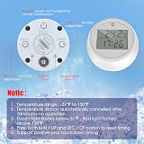 MENIBBLER Digital Ice Bath Thermometer with Timer, IP66 Waterproof view 3