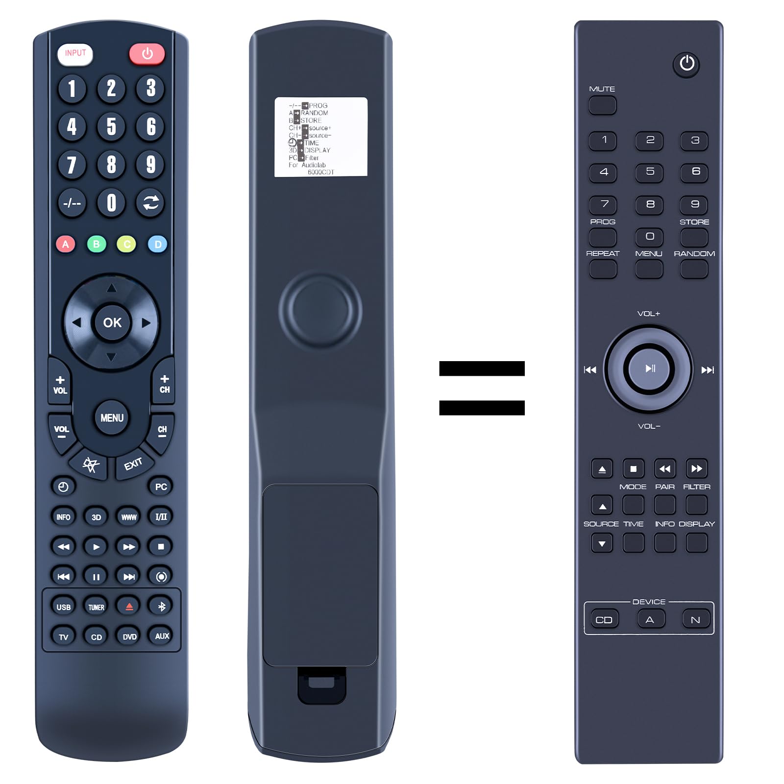 New Remote Control Replacement for AUDIOLAB 6000CDT