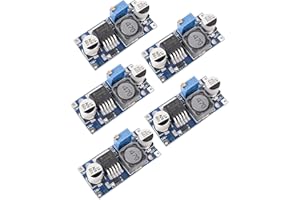 Seloky 5 Pack LM2596 DC to DC Buck Converter 3.0-40V to 1.5-35V Adjustable Voltage Regulator Electronic Voltage Stabilizer Power Supply Step Down Module