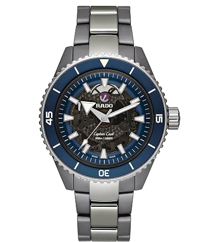 Amazon.com: Rado - Captain Cook Open Heart - Men's Automatic Swiss