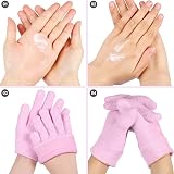 Qtrednrry Moisturizing Socks Gloves Set Hands Feet Whitening Hydrating Heel view 5