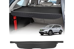 Powerty Cargo Cover for 2012-2016 Honda CRV Trunk Cover Retractable Trunk Shielding Shade Cargo for 2012-2016 CR-V Accessories Luggage Cover Black